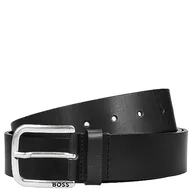Paski - BOSS Męski pasek Janni_Sz40, czarny 1, 110, czarny (Black1) - miniaturka - grafika 1