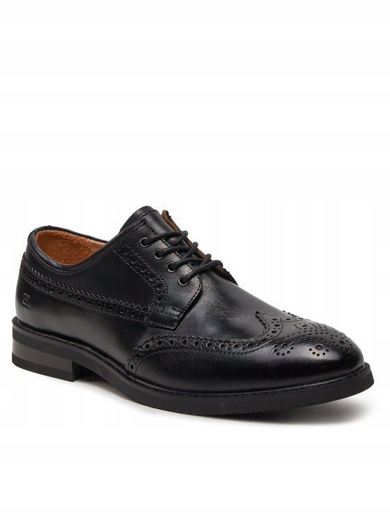 Gino Rossi Półbuty Dante czarne męskie rozmiar 40