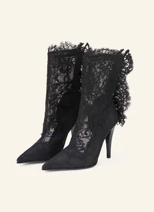 Mcqueen Botki schwarz - Botki damskie - miniaturka - grafika 1