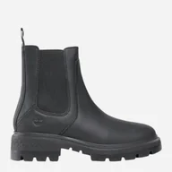 Botki damskie - Sztyblety damskie skórzane Timberland Cortina Valley TB0A5ND70151 37.5 (6.5US) 23.5 cm Czarne (196247147339). Buty za kostkę damskie - miniaturka - grafika 1