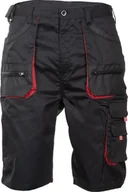 Odzież robocza - Cerva Krótkie Spodnie Robocze Spodenki Ff Carl Be-01-009 Czarny-Czerwon - miniaturka - grafika 1