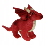Maskotki i pluszaki - Baśniowe ZOO: Maskotka pluszowy Smok czerwony 28cm (49118) Eko-Friendly - miniaturka - grafika 1