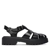 Sandały damskie - Sandały Timberland Stone Street TB0A5S65W021 Czarny - miniaturka - grafika 1