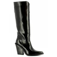 Kozaki damskie - Czarne kowbojki damskie CARINII - Carinii - miniaturka - grafika 1