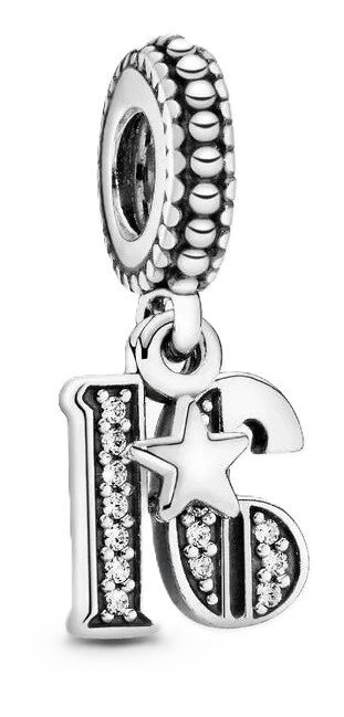 Charms Pandora 797261CZ Zawieszka na 16. urodziny