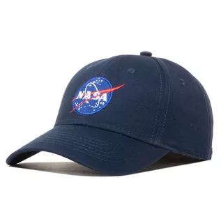 Czapki damskie - Czapka z daszkiem ALPHA INDUSTRIES - Nasa Cap 186903 Rep. Blue 07 - grafika 1