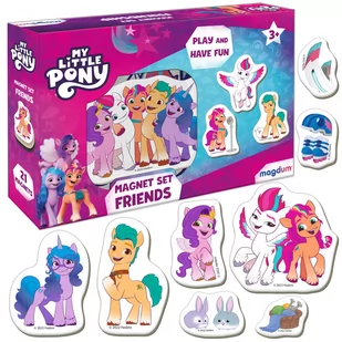 Zestaw Magnesów My Little Pony Przyjaciele ME 5031-22 - Zabawki kreatywne - miniaturka - grafika 1