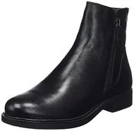 Botki damskie - Tamaris Damskie sztyblety 1-25002-29, czarne, 40 EU - miniaturka - grafika 1