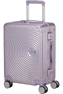 Walizki - Walizka kabinowa American Tourister Soundbox Alu 55cm fioletowa - miniaturka - grafika 1