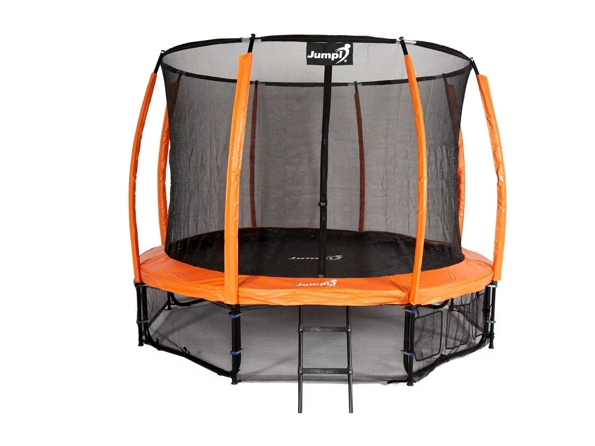 Jumpi Trampolina Ogrodowa 374cm/12ft Pomarańczowa Maxy Comfort Plus TR12FTPOM