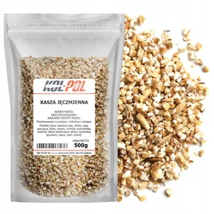 KASZA JĘCZMIENNA 500g Naturalna bogata w błonnik wysoka jakość Kol-Pol - Kasza - miniaturka - grafika 1