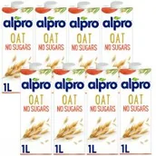 Napoje roślinne - Alpro Napój Owsiany bez cukru Zgrzewka 8 x 1 l - miniaturka - grafika 1