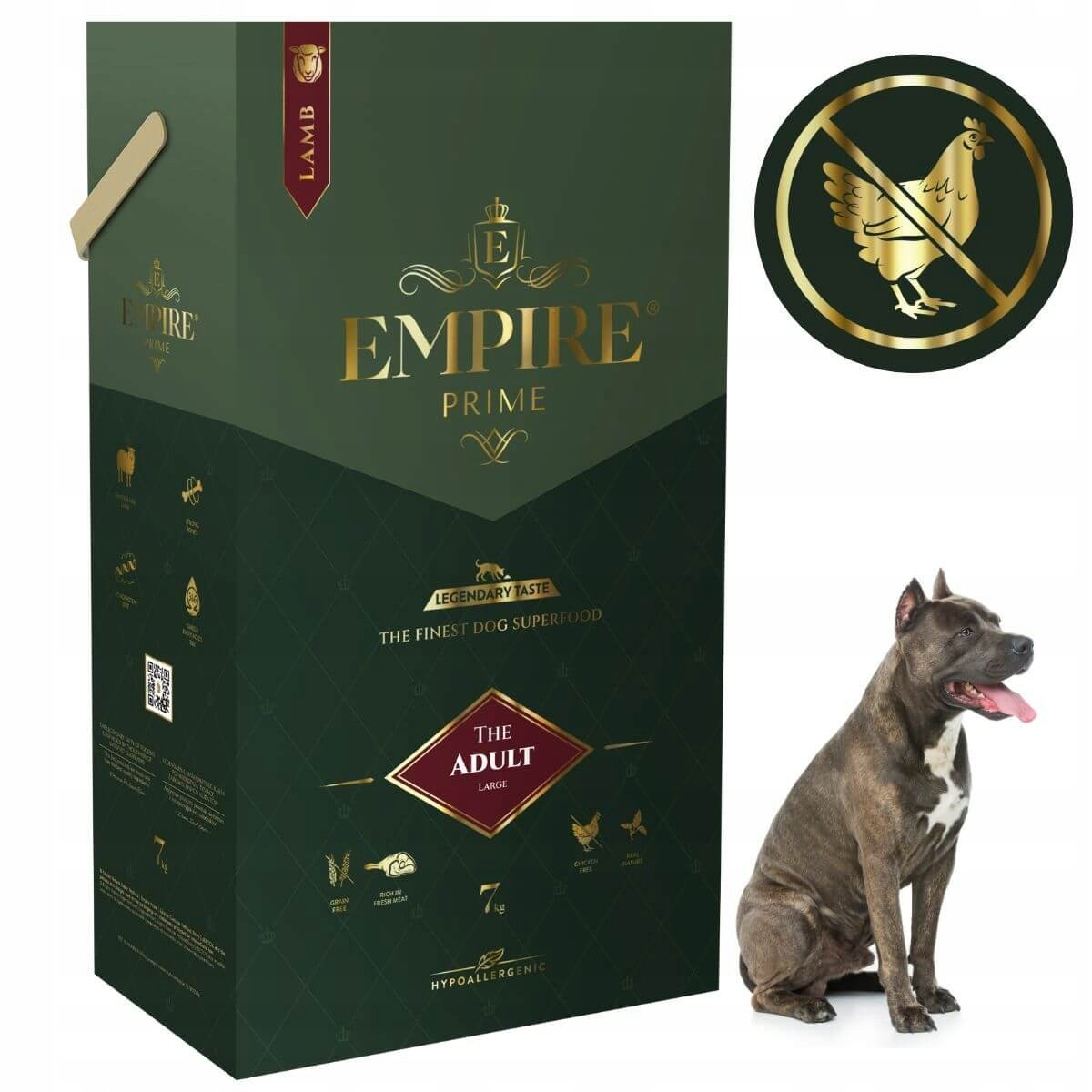 Edgard & Cooper Naturalna sucha karma premium dla dorosłych psów – bez zbóż i białka (jagnięcina, 7 kg)