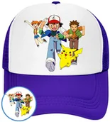 Czapki i chusty sportowe męskie - CZAPKA Z DASZKIEM POKEMON PIKACHU DLA DZIECI SIATKA - miniaturka - grafika 1