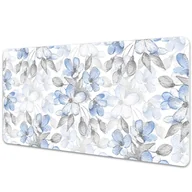 Podkładki na biurko - Podkładka mata ochronna na biurko Kwiaty 90x45 cm - miniaturka - grafika 1