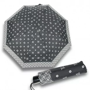 Mini Fiber Black&amp;White - damski parasol składany - Parasole - miniaturka - grafika 1