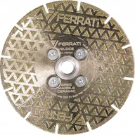Tarcze do pił - Bahco Tarcza diamentowa Ferrati Veloce 125mm M14F do cięcia ceramiki kamienia - miniaturka - grafika 1