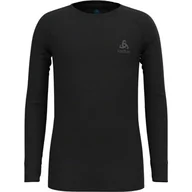 Odzież sportowa dziecięca - Odlo Merino 200 Kids Undershirt, Czarny, 116 Unisex dzieci, czarny, 116 - miniaturka - grafika 1