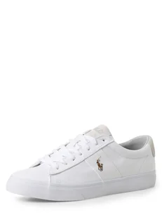 Polo Ralph Lauren Tenisówki z dodatkiem skóry Mężczyźni Tekstylia biały jednolity, 44 - Trampki męskie - miniaturka - grafika 1