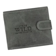 Portfele - Skórzany męski portfel Wild N992-P-CHM RFID - miniaturka - grafika 1