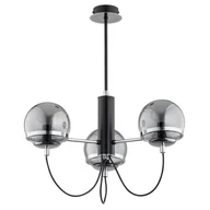 Lampy sufitowe - Lampa wisząca Auron srebrna 3 x E14 Alfa - miniaturka - grafika 1