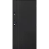Drzwi zewnętrzne - PANTOR Drzwi stalowe zewnętrzne wejściowe Avinion 72 antracytowe 90 prawe - miniaturka - grafika 1