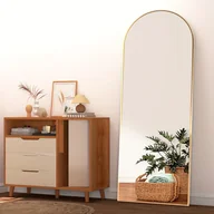 Inne - TEMU Lustro stojące na podłodze CASSILANDO o nietypowym pionowym kształcie, z czarną metalową ramą, o wymiarach 64" x 21", do salonu, sypialni, - miniaturka - grafika 1