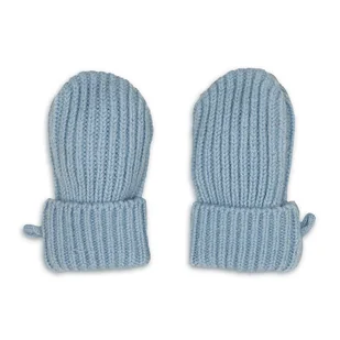 Rękawiczki dziecięce z wełny merino 100 niebieskie Blue Fogg 1-2 lata - ubranko - Szaliki i chustki dla dzieci - miniaturka - grafika 1