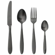Zestawy sztućców - Bloomingville Komplet sztućców 4 el. Black 21150001 - miniaturka - grafika 1
