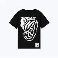 Koszule damskie - T-Shirt bawełniany 'Niebieski Robi Kreski' - miniaturka - grafika 1