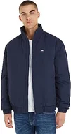 Kurtki męskie - Tommy Jeans TJM Essential wyściełana kurtka męska, Ciemna granatowa, XXL - miniaturka - grafika 1
