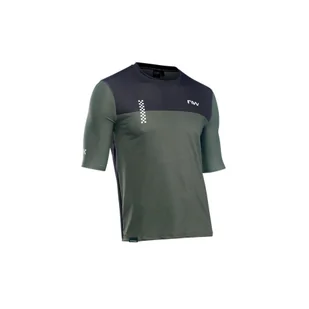 Koszulka rowerowa mtb NORTHWAVE XTRAIL 2 Jersey zielona - Koszulki rowerowe - miniaturka - grafika 1