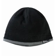 Czapki męskie - Czapka zimowa Jack Wolfskin BRAND BEANIE black - ONE SIZE - miniaturka - grafika 1