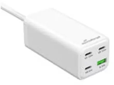 Ładowarka MediaRange Ładowarka 100W 4-Port 1x USB-A/3x USB-C GaN biały