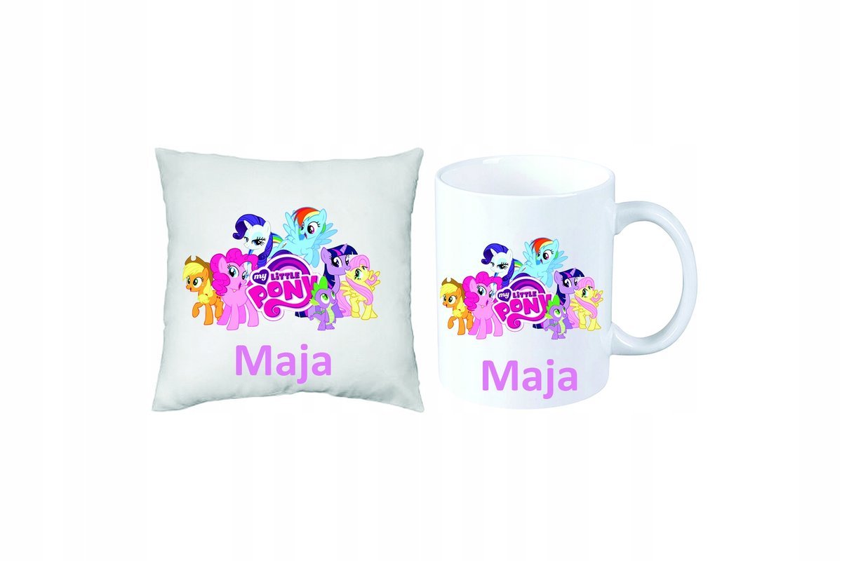 ZESTAW PREZENT PODUSZKA + KUBEK MY LITTLE PONY