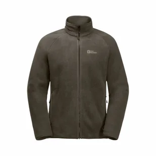Męska bluza polarowa Jack Wolfskin WALDSTEIG FZ M cold coffee/cold coffee - S - Bluzy męskie - miniaturka - grafika 1