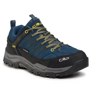 Buty trekkingowe dziecięce - CMP Kids Rigel Low Trekking Shoes Wp 3Q13244J Blue Ink/Yellow 10MF - grafika 1