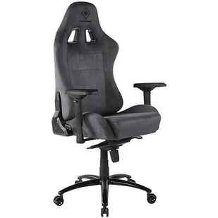 Deltaco GAM-121-DG Alcantara Ciemnoszary - Fotele gamingowe - miniaturka - grafika 1