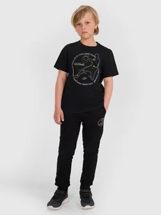 4F Spodnie dresowe joggery chłopięce - czarne 122 (6-7 lat) - Spodnie i spodenki dla chłopców 4F Spodnie dresowe joggery chłopięce - czarne 122 (6-7 lat) - Spodnie i spodenki dla chłopców - miniaturka - grafika 1