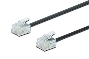 Digitus Patchcord RJ11 3m czarny AK-460102-030-S AK-460102-030-S - Kable miedziane - miniaturka - grafika 1
