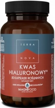Terranova, Vege, Kwas Hialuronowy, 50 kaps.