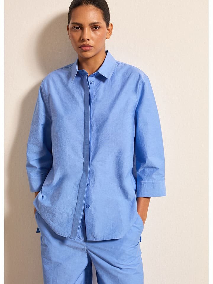 STEFANEL Koszula w kolorze niebieskim