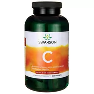 Witaminy i minerały - Swanson Buffered Vitamin C 1000 with Bioflavonoids, suplement diety, 250 tabletek - miniaturka - grafika 1