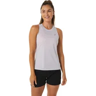 Koszulki i topy damskie - Damska koszulka bez rękawów ASICS CORE TANK W 2012C334-501 – Fioletowy - miniaturka - grafika 1