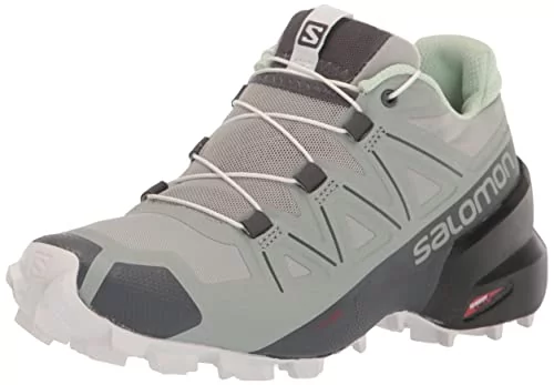 Salomon Speedcross 5 damskie buty do biegania w terenie, Wrought Iron Spray  White, 40 2/3 EU - Ceny i opinie na Skapiec.pl