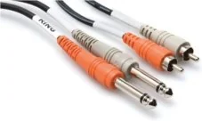 Hosa technology Technology kabel audio RCA jack 1/4" CPR-202 - Złącza, przejściówki, adaptery - miniaturka - grafika 2
