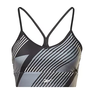 Reebok Damski biustonosz sportowy, czarny, XL - Biustonosze - miniaturka - grafika 1