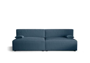 Sofa rozkładana Alvito X2, kolor: niebieski. Materiał: sztruks. Wymiary: szer. 272 cm, wys. 85 cm, dł. 94 cm, , sofa z funkcją spania, sofa rozkładana, sofa rozkładana. - Sofy i kanapy - miniaturka - grafika 1