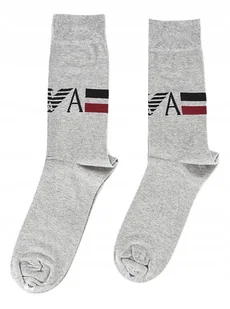 EMPORIO ARMANI ORYGINALNE SKARPETKI MĘSKIE 2-PACK - Skarpetki męskie - miniaturka - grafika 1