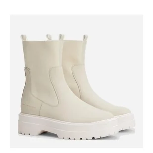 Sztyblety damskie Tommy Hilfiger FW0FW07226-ACI 39 Beżowe (8720644356883). Buty za kostkę damskie - Botki damskie - miniaturka - grafika 1